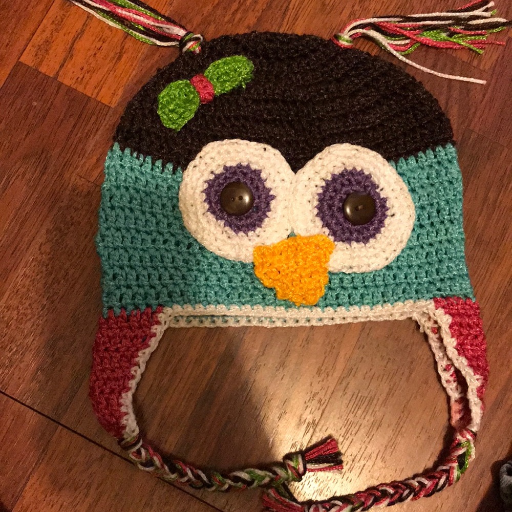 Cute Owl cozy hat age 1-4